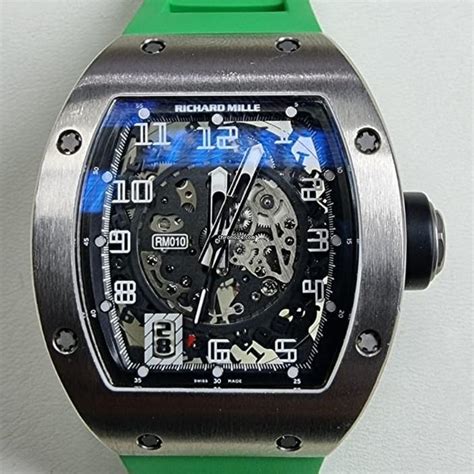 richard mille rm 10 grün|richard mille 010 pre owned.